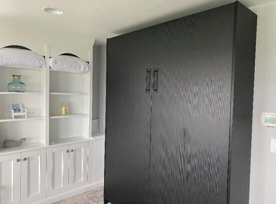 First floor queen Murphy bed/ office