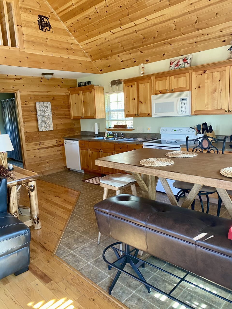 Another angle of the kitchen
