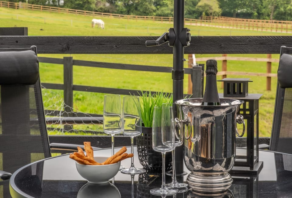 Enjoy an aperitif before dinner