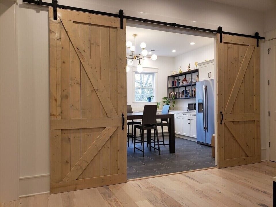 kitchenette outside guest rooms