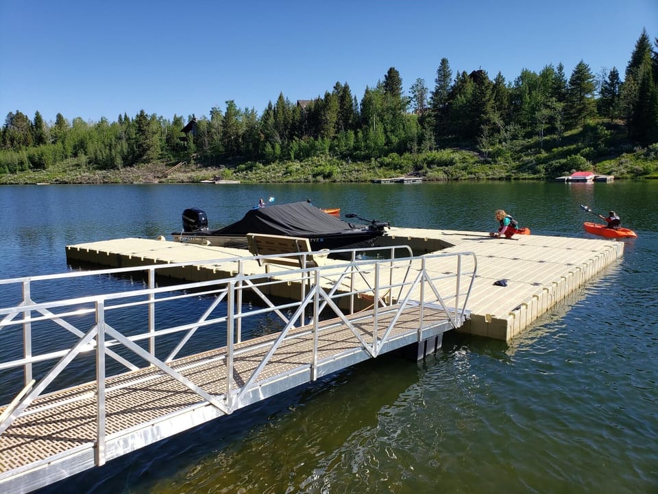 Private dock, boat not included