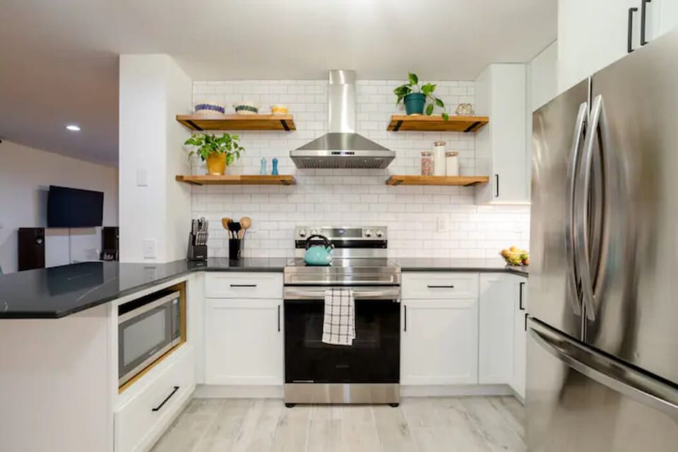 Cook or bake whatever your heart desires in our fully-stocked chef’s kitchen