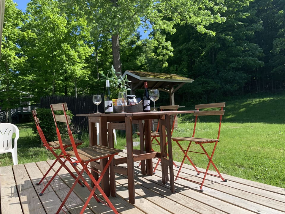 View of the Dining table provide.
Note* This picture is of a different place