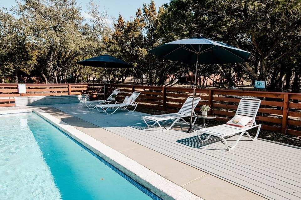 Relax by the pool.