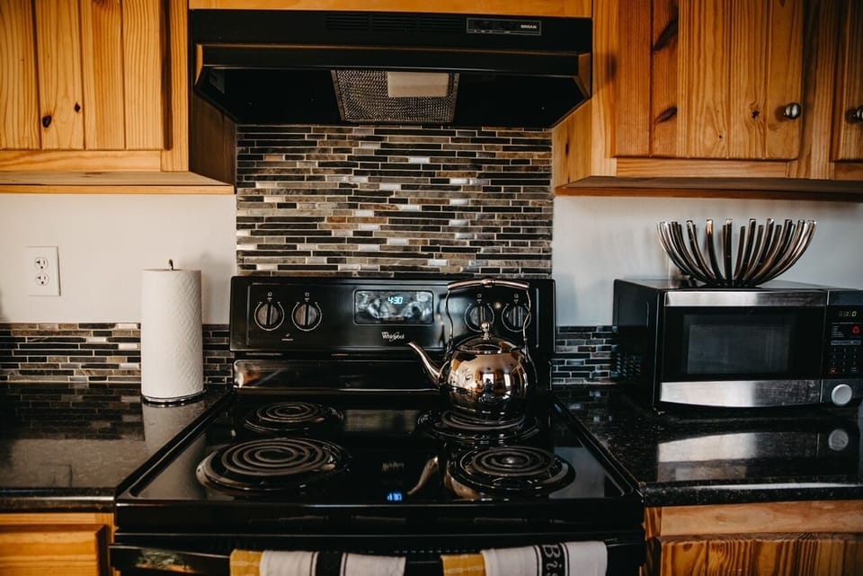 Fully stocked kitchen