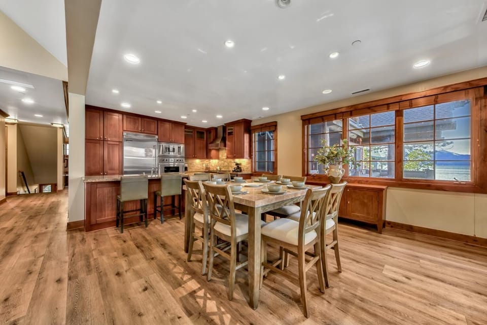 Many family memories will be made gathered around this dining table.