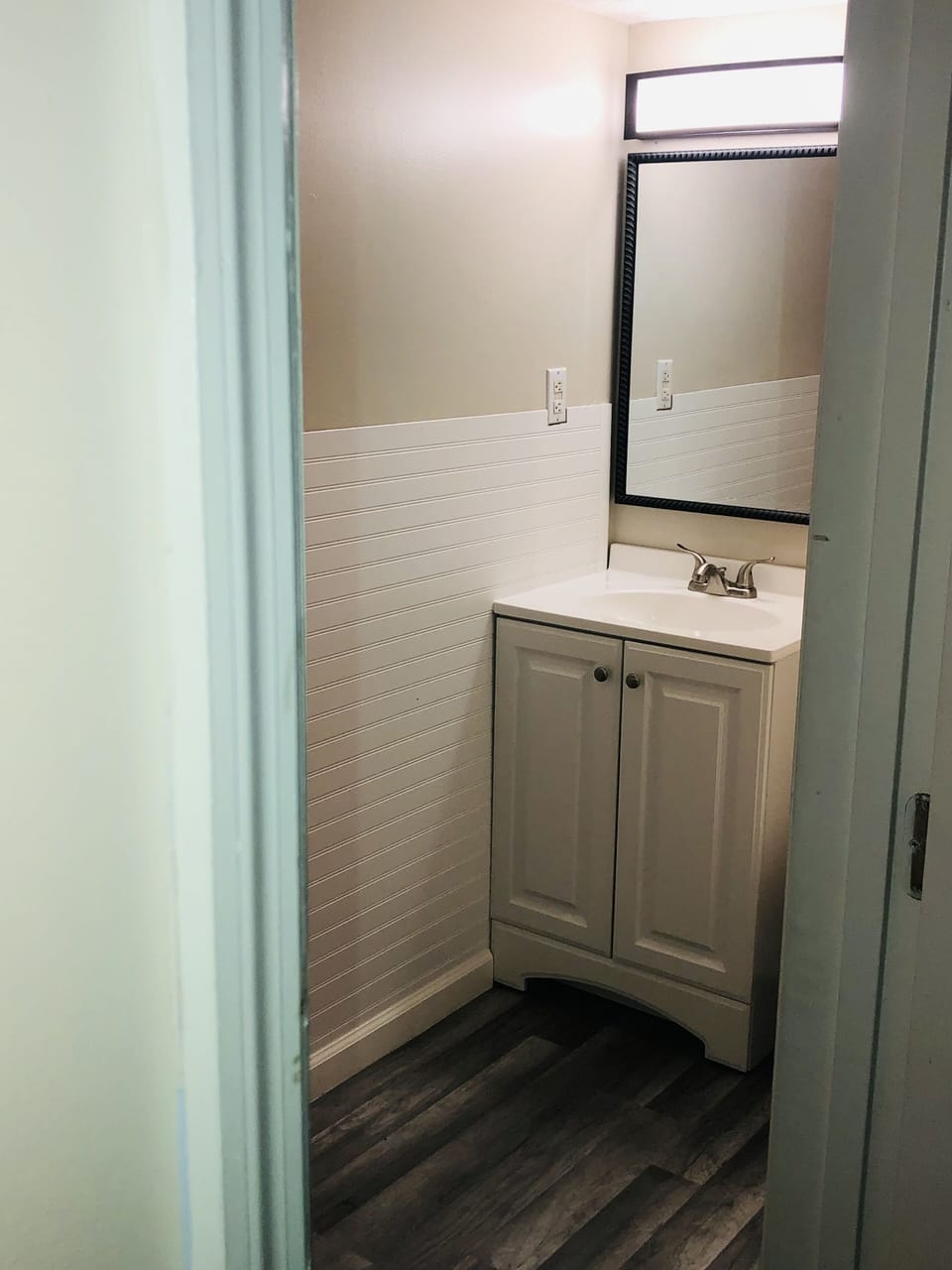 Master bathroom in the lower level 