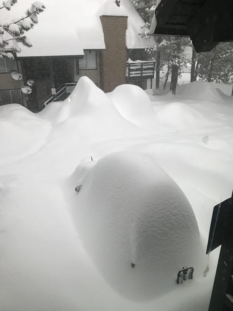 Same parking lot. Those bumps are all cars