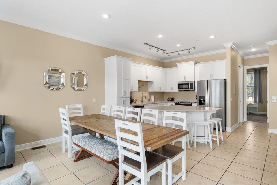 Modern elegance meets comfort. Natural light floods the room.