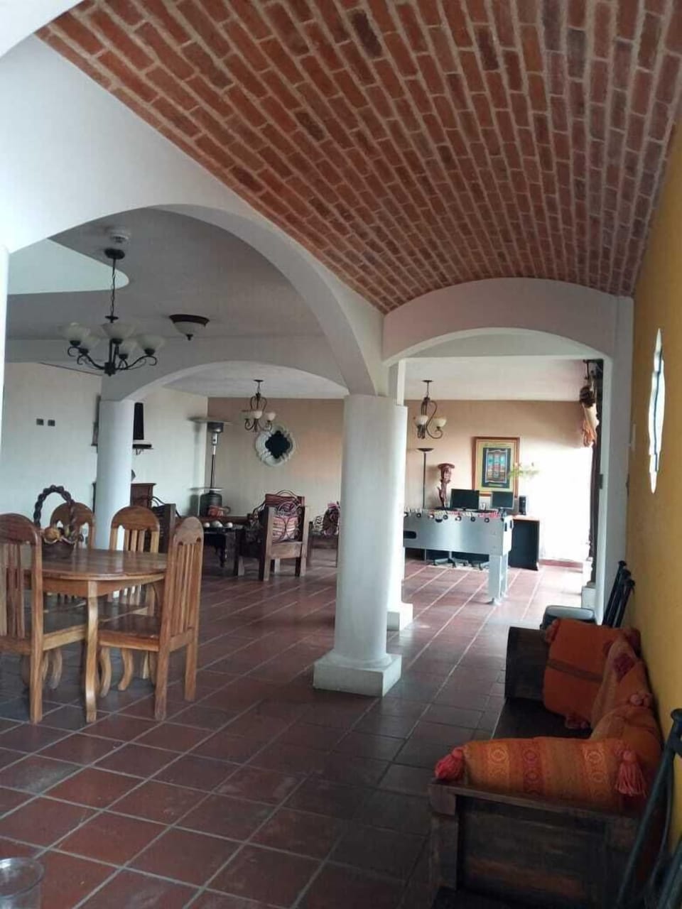 Upstairs living area