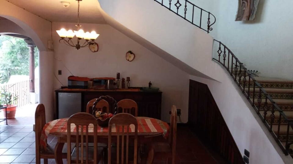 Upstairs living area