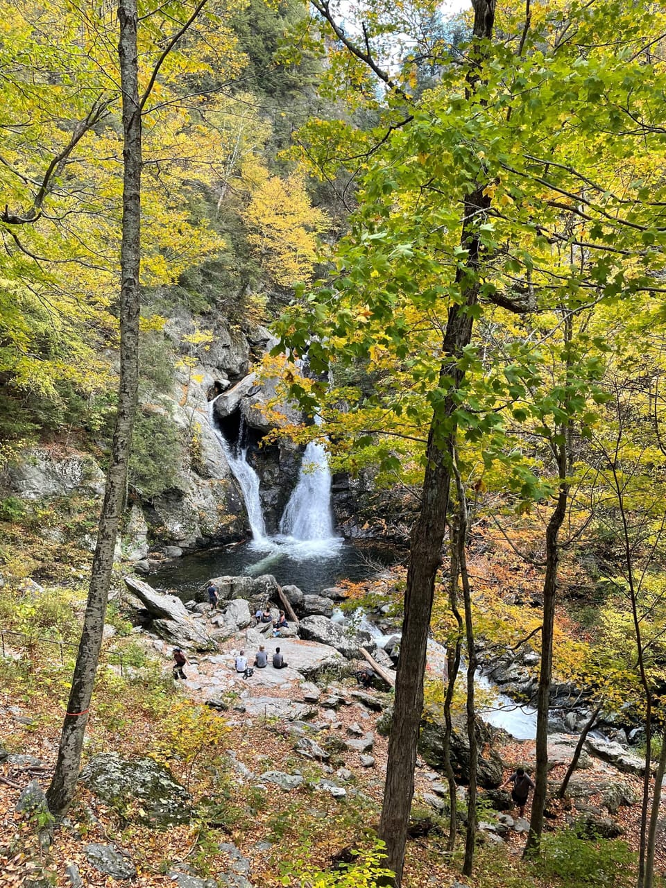Bash Bish falls, in Taconic state park a half mile away 