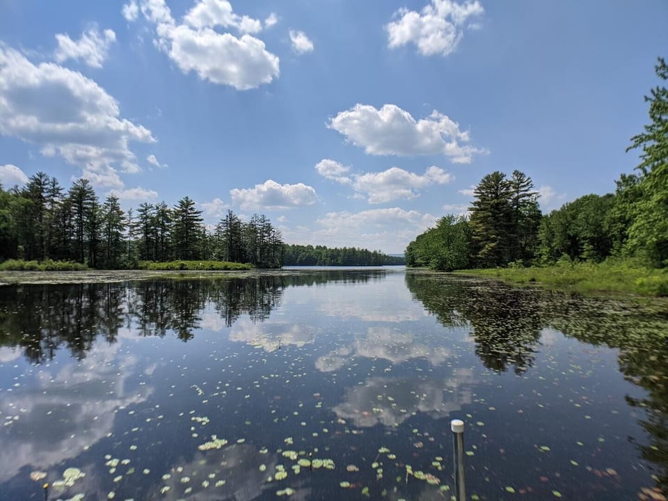 Go Fishing just steps away from the home