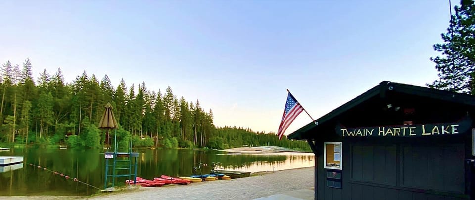 Visit the lake late in the afternoon for a peaceful swim.