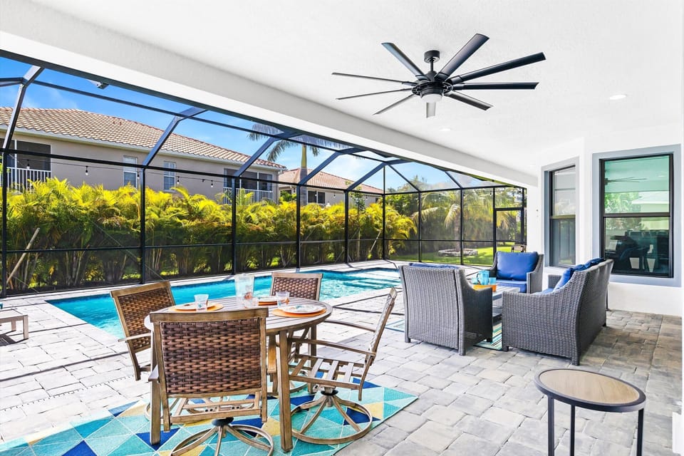 There's plenty of seating when you're not in the pool