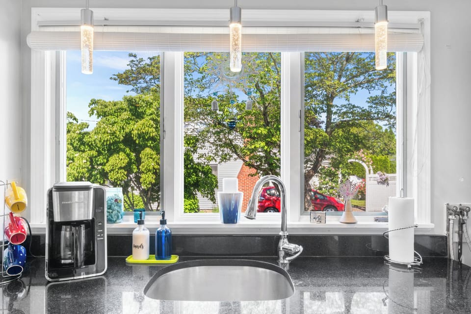Window over kitchen sink