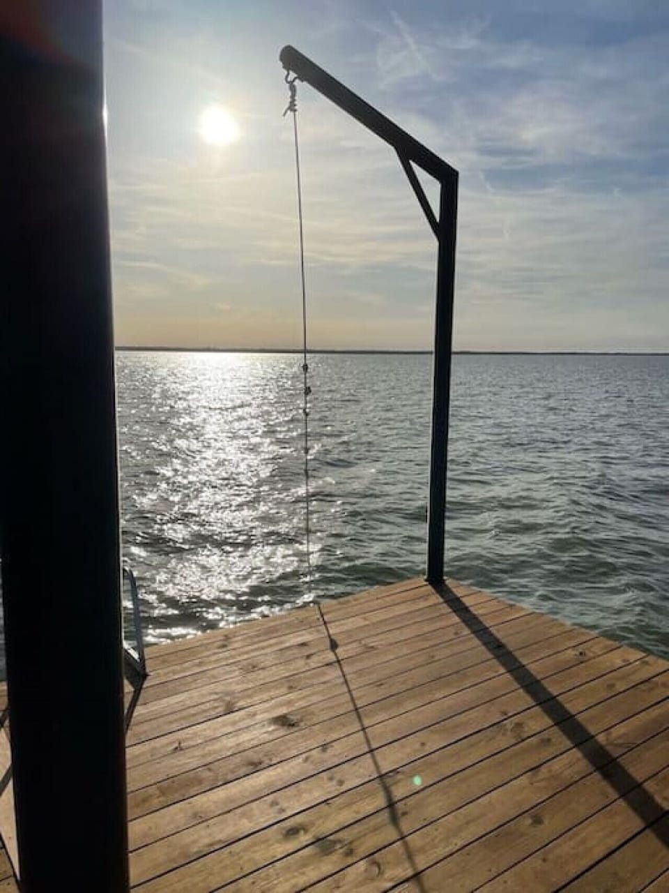 Hours of fun on the rope swing and swim platform.