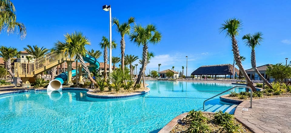 Relax by floating in the Lazy River at the Oasis Club