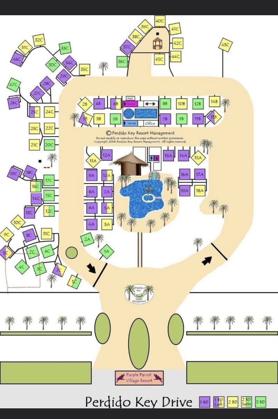 Map of The Parrot