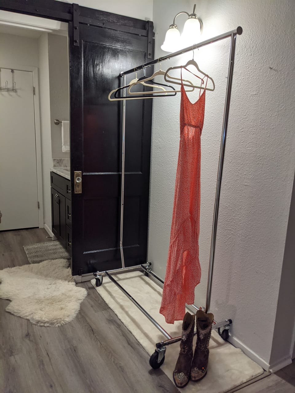 A place to hang your clothes.