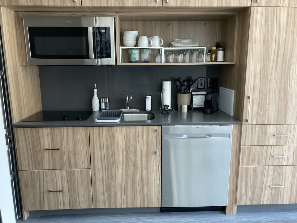 Fully stocked kitchen