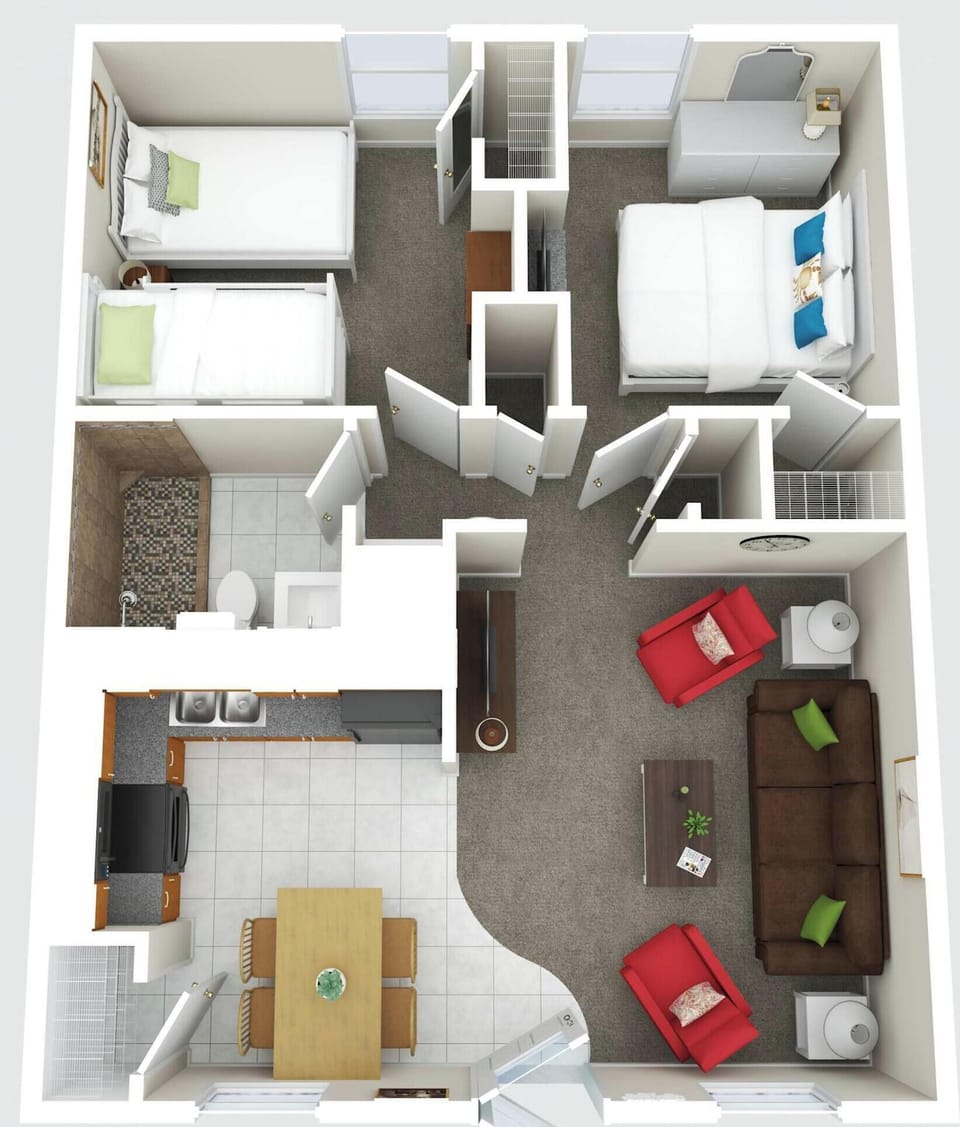 Beach Front 101 Floor Plan