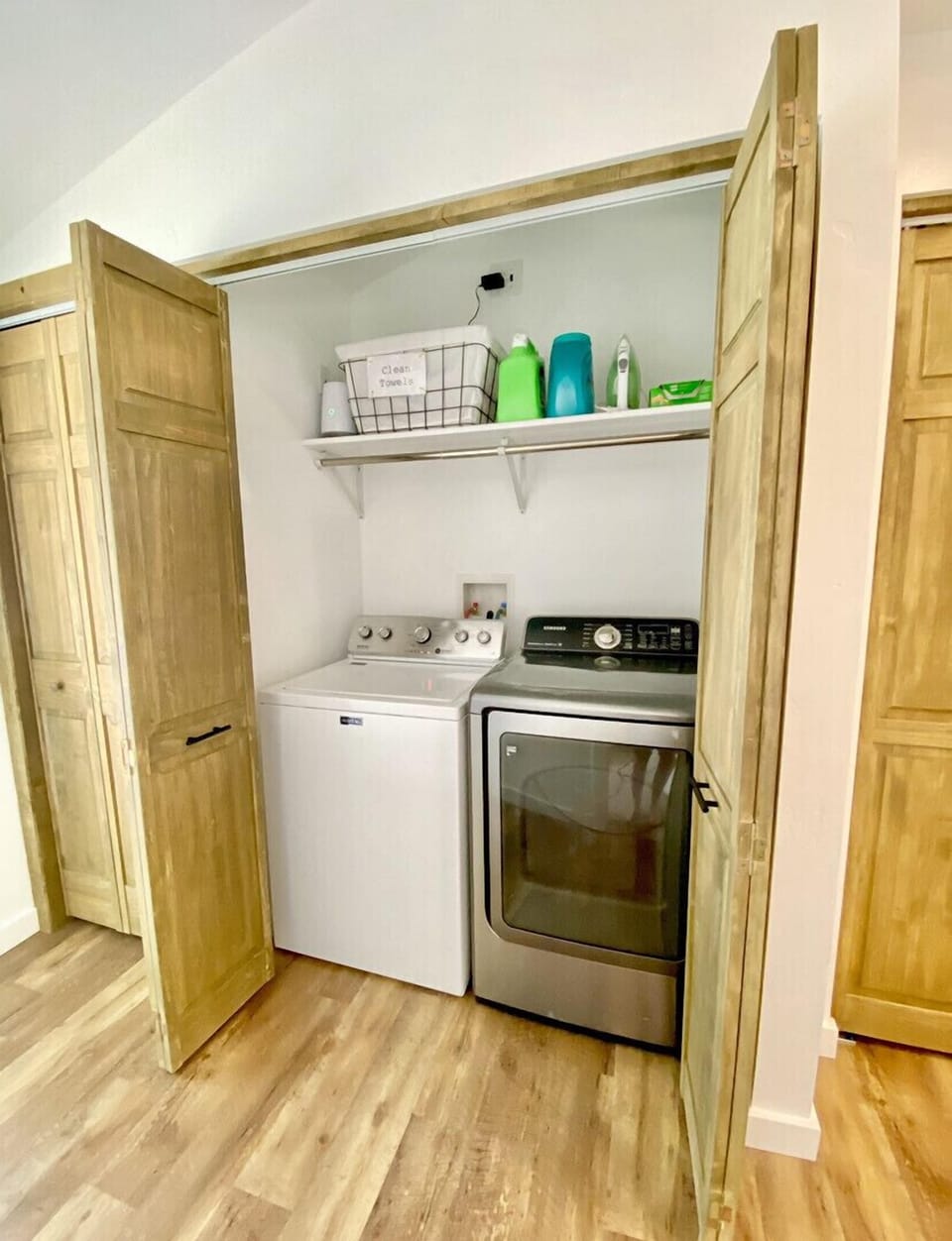 Washer and dryer