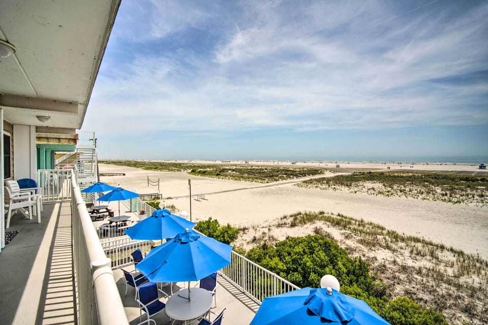 Wildwood Crest Vacation Rental | 1BR | 1BA | Step-Free Access | 525 Sq Ft