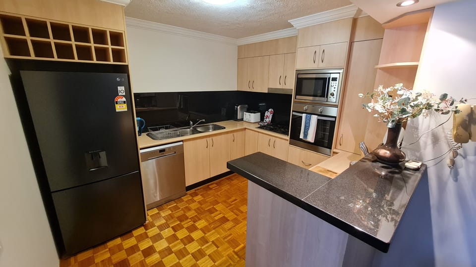 Full size well equipped kitchen, a rarity.