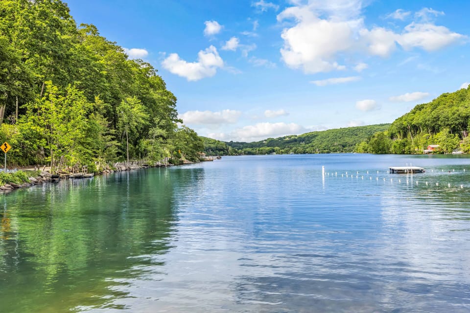Lake Waramug, 0.8 miles from the Barn