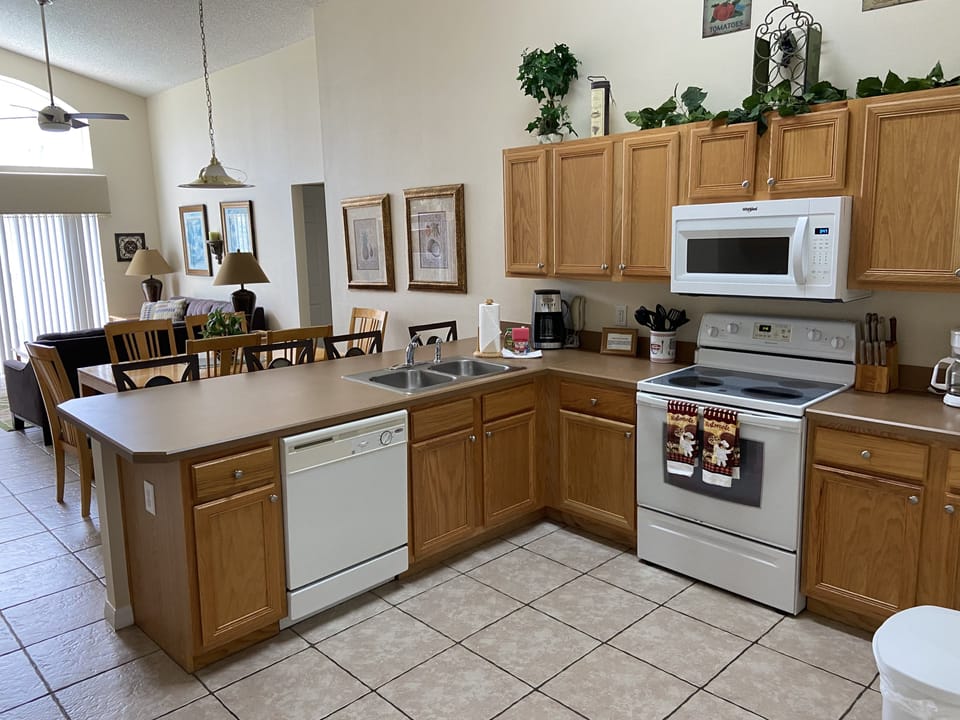 well equipped kitchen