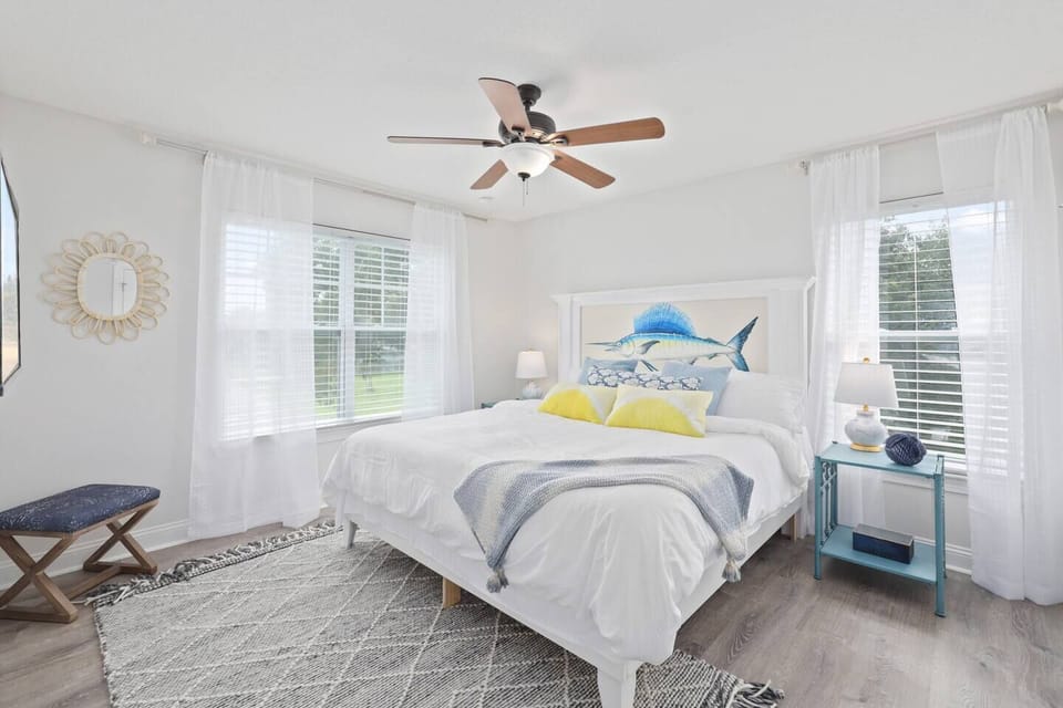 Guest bedroom #3  with king bed and Smart TV