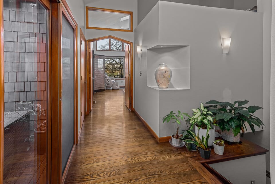 Hallway to Master Bedroom and bath