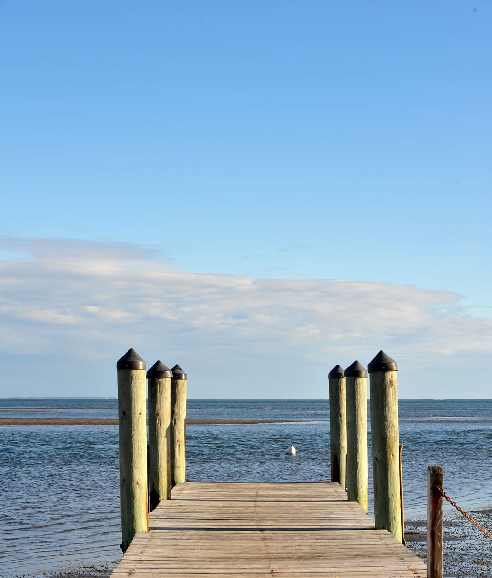 Private association dock, a 4 minute walk to the end of the street.
