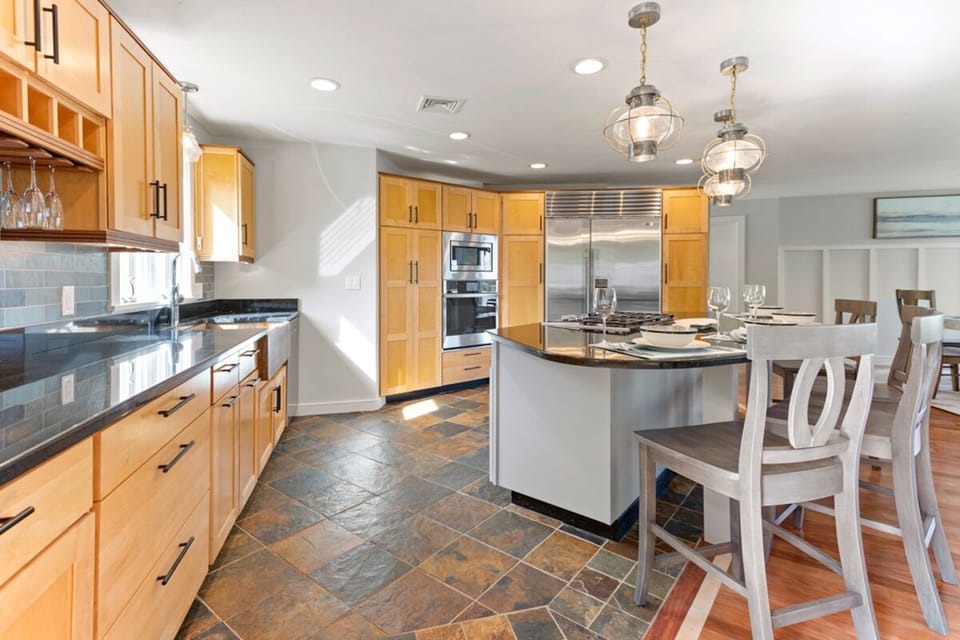 Custom everything! Exquisite tiling throughout home