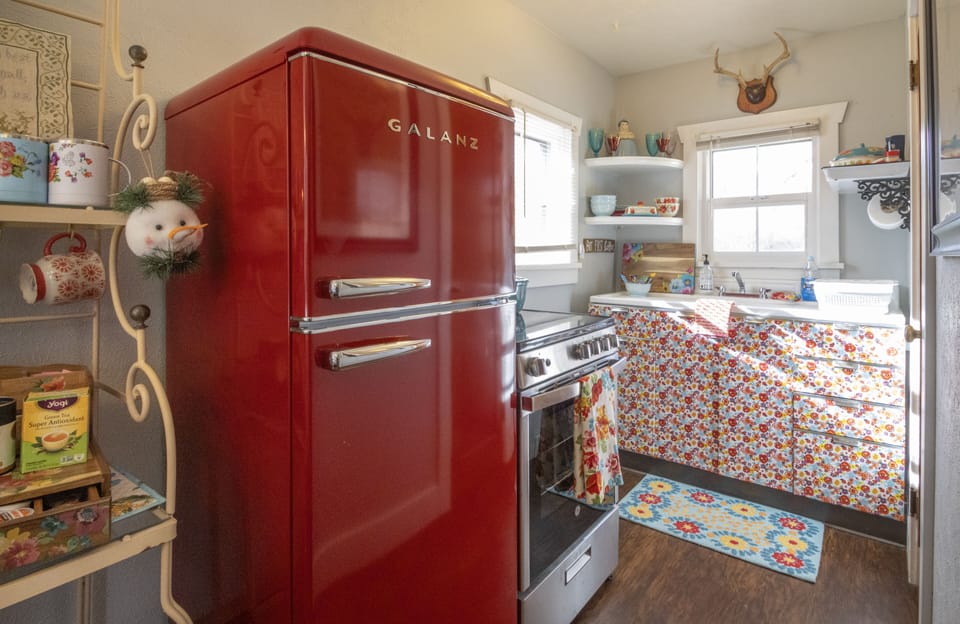 Fun retro refrigerator!