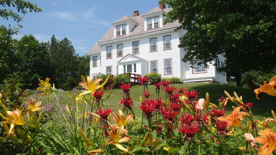 View of the magnificent gardens that surround our Sea Captain's home.