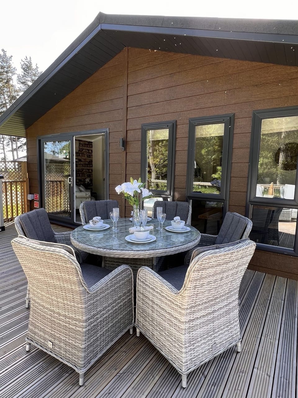 Alfresco dining area