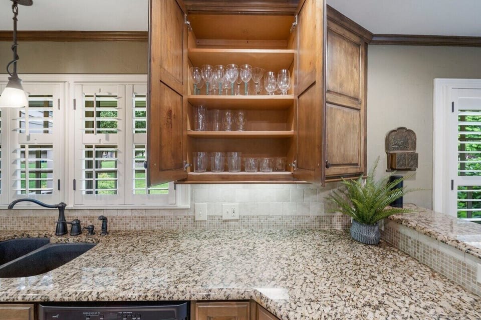 The kitchen has it all.