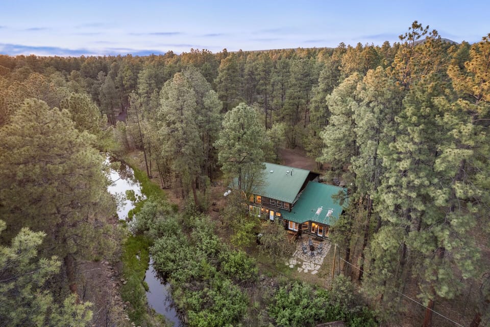 Located on the creek, with direct creek access from the property