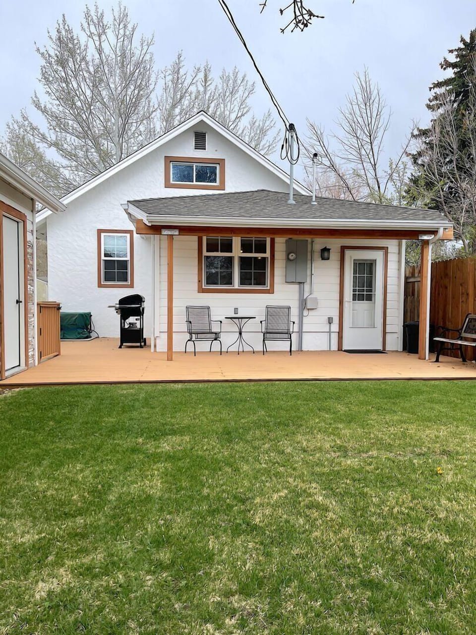Back Patio Area with gas grill