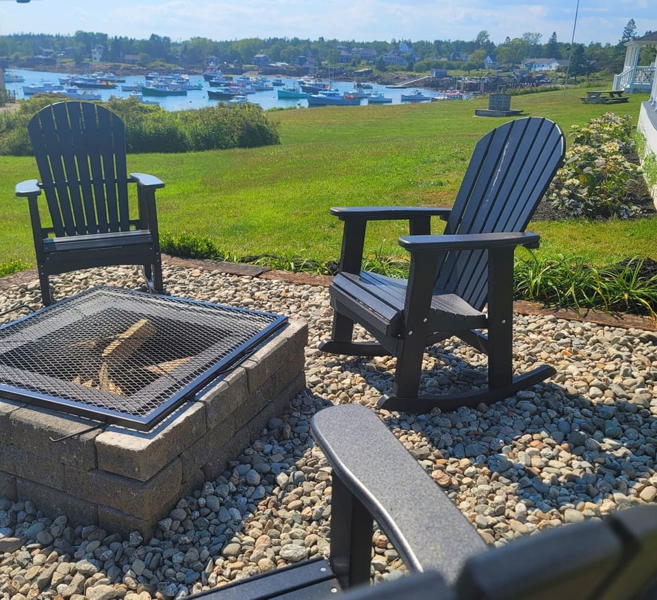 Firepit on property