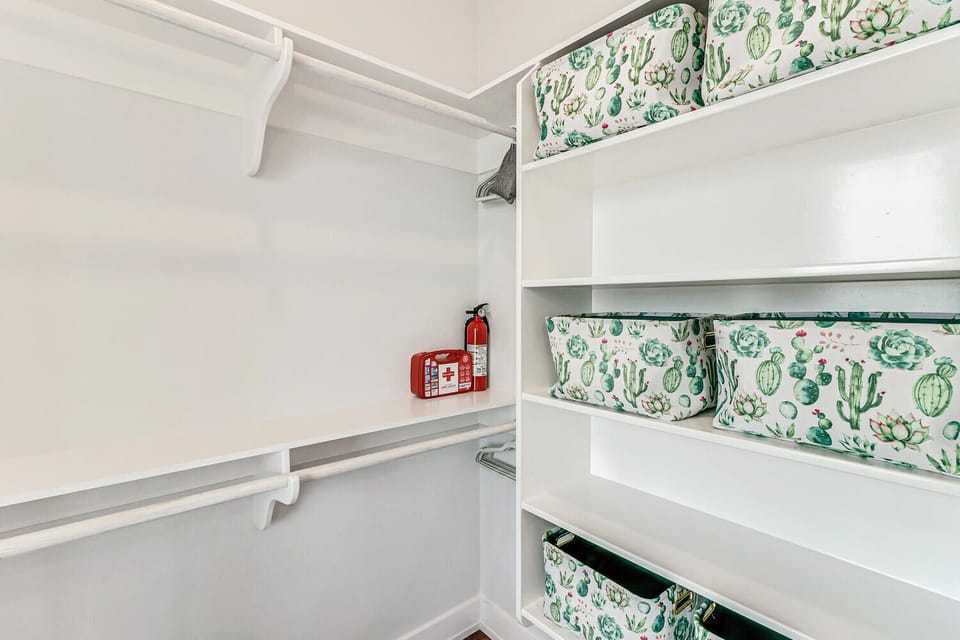 Primary King Walk-in Closet, 2nd Floor