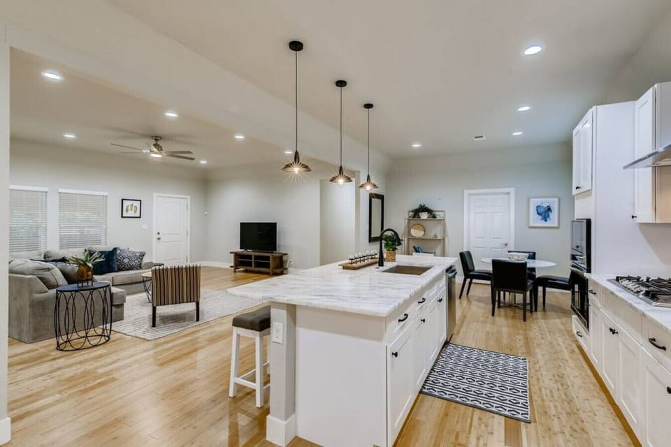 Living Room and Full Kitchen