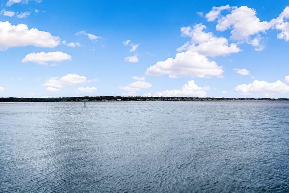 Wide river water view from the property