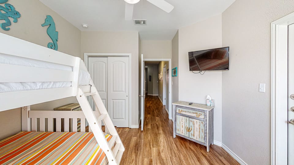 Ground Level, Bedroom Two with Twin/Full Bunk Bed