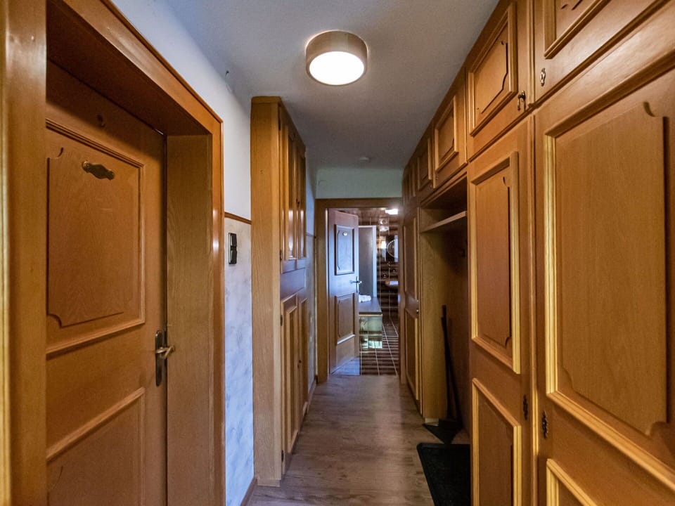 Building, Door, Wood, Interior Design, Architecture, Floor, Flooring, Hall, House