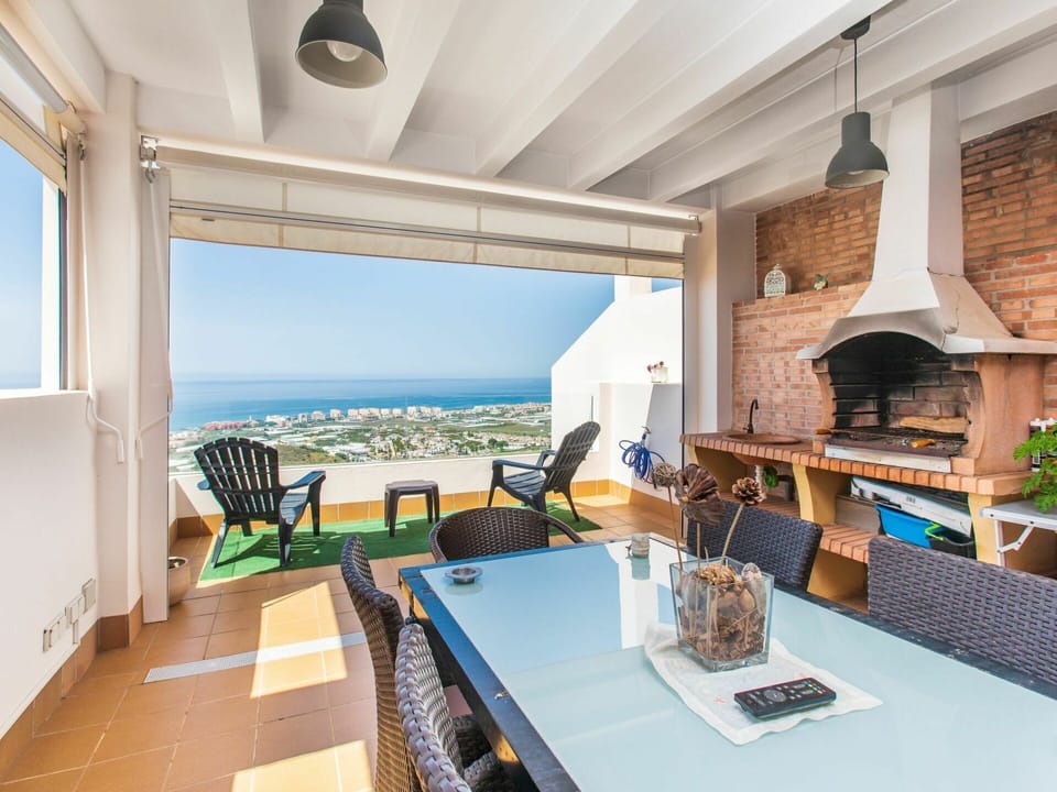 Table, Furniture, Property, Plant, Sky, Chair, Azure, Building, Interior Design, Window