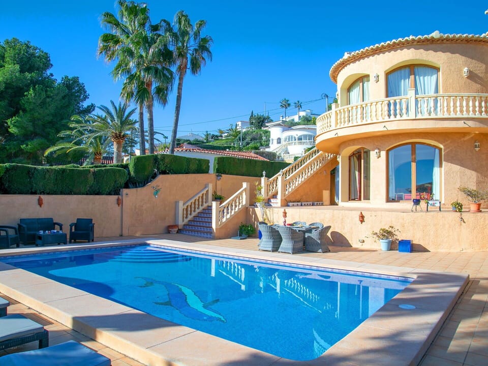 Blue, Swimming Pool, Resort, Outdoor Furniture, Leisure, Estate, Eco Hotel, Villa, Vacation, Shade