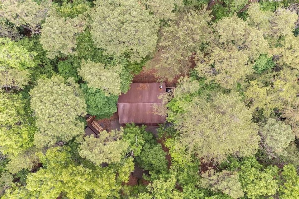 Arial view of the cabin!